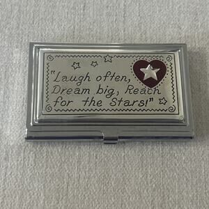 BRIGHTON “JOYFUL HEART” CARD CASE WITH MIRROR